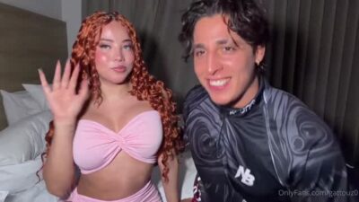 Gattouz0 Sextape with Celeste Alba and She Taking On Him Porn Video
